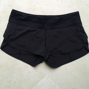 Lululemon speed up short 2.5 inseam black